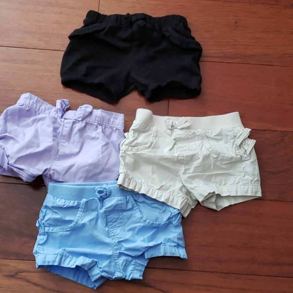 4 pair of shorts